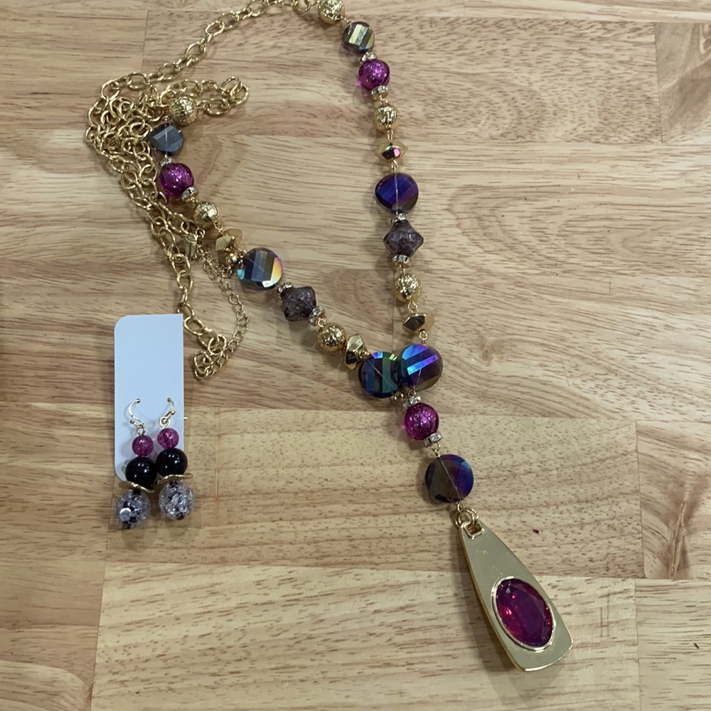 Necklace and Earrings